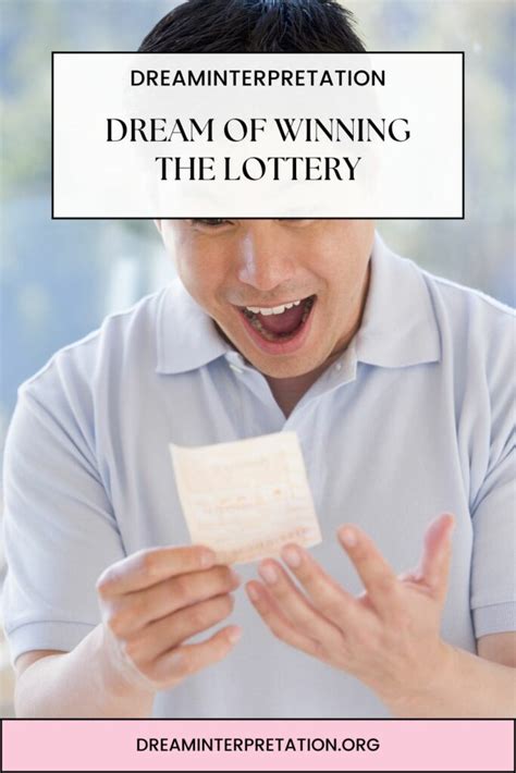 dream interpretation winning lottery|Dream Of Winning The Lottery (Interpretation & Spiritual Meaning).